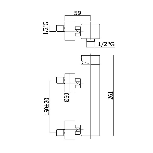 ARMATURA ZA TUS LEVEL PAFFONI TOPDOM1