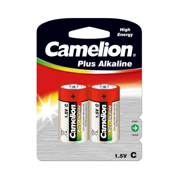 BATERIJE CAMELION 1.5V LR14 PLUS ALKALINE 2kos TOPDOM