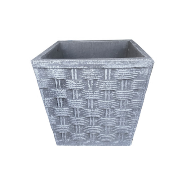BETONSKO KORITO 43x43x45cm PLETENO TOPDOM