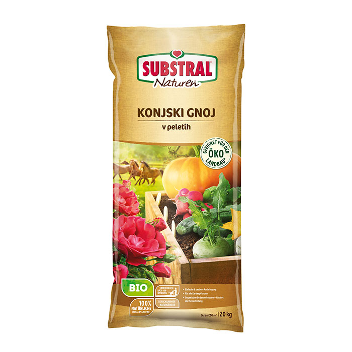BIO KONJSK GNOJ V PELETIH SUBSTRAL NATUREN 20 KG