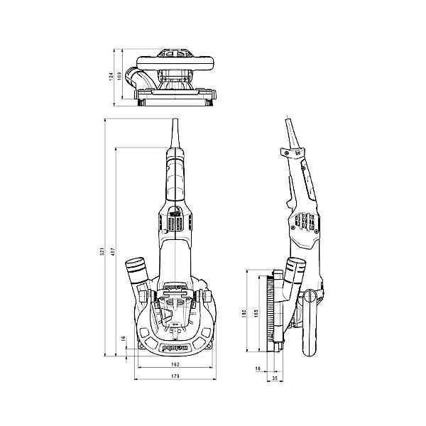 BRUSILNIK BETONA RSEV 19 125 RT METABO TOPDOM2