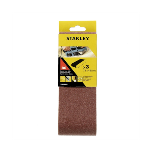 BRUSNI TRAK STANLEY 75x457 G80 3kos TOPDOM
