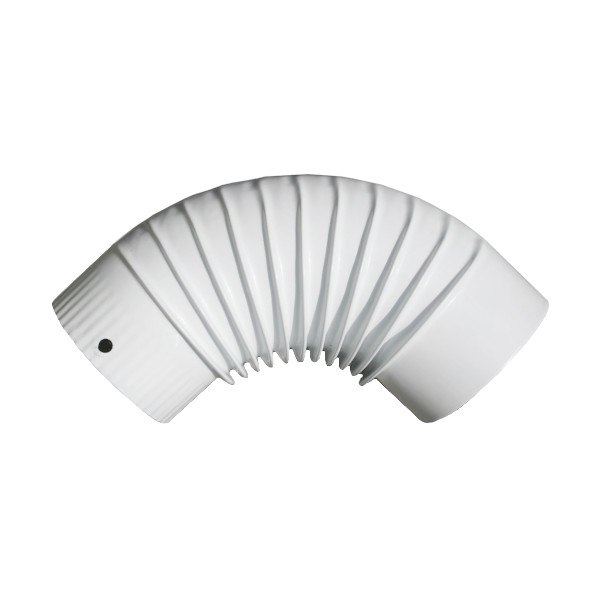 DIMNO KOLENO fi120mm 90 BELO TOPDOM