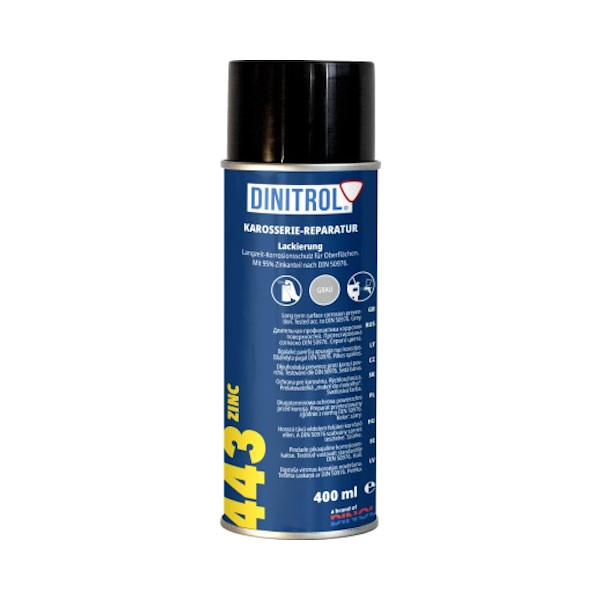 DINITROL ZINKFARBE 400ml ANTIKOROZIJSKA ZASCITA ZA KOVINE TOPDOM