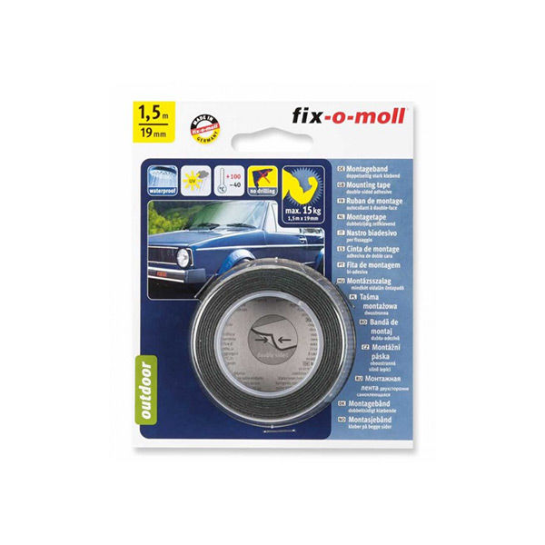 DVOSTRANSKI LEPILNI TRAK DO 15kg 19mm x 1.5m TOPDOM