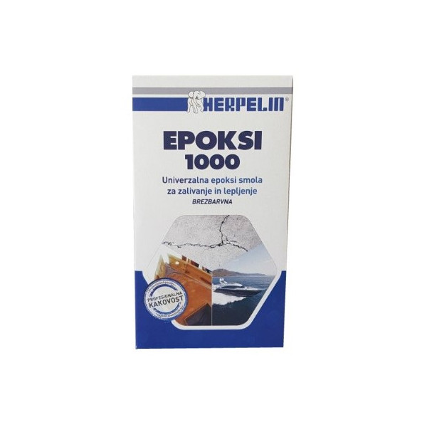 HERPELIN EPOKSI 1000 1kg UNIVERZALNA EPOKSI SMOLA TOPDOM