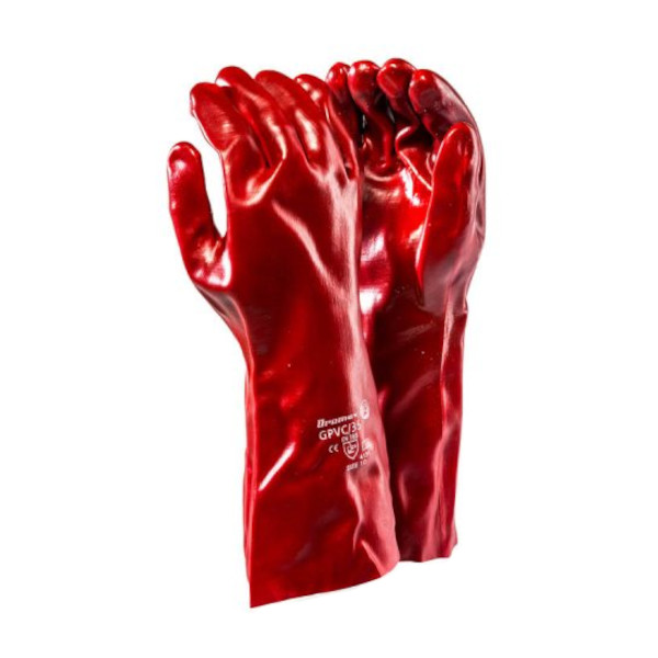 KISLINO ODBOJNE ROKAVICE 35cm RDECE TOPDOM