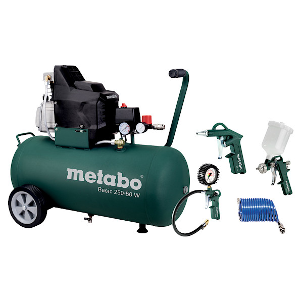 KOMPRESOR BASIC 250 50 W SET METABO TOPDOM