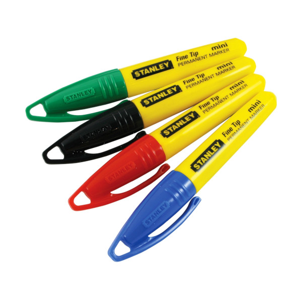 MINI FLOMASTRI 4 BARVE STANLEY TOPDOM