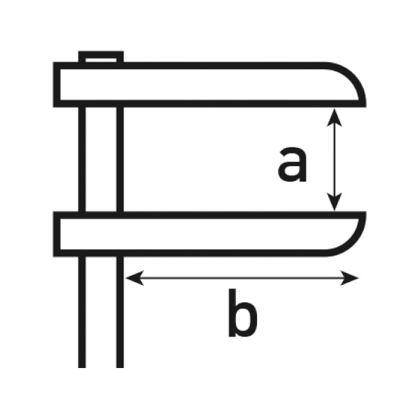 MIZARSKA SPONA 500x120mm TRIUSO TOPDOM1