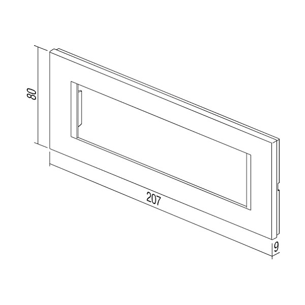 OKVIR MODUL LINE OL70PW U 7M BEL TEM TOPDOM1