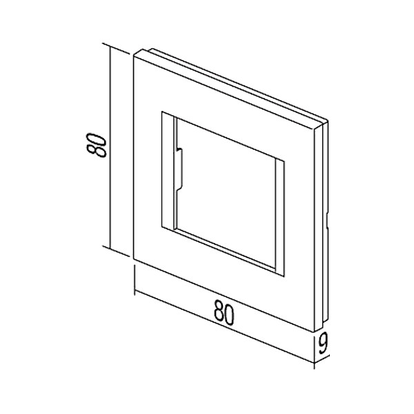 OKVIR SOFT OL20PW U 2M BEL TEM TOPDOM1