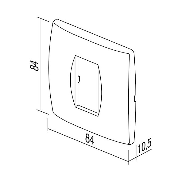 OKVIR SOFT OS10PW U 1M BEL TEM TOPDOM1
