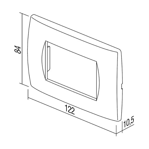 OKVIR SOFT OS30PW U 3M BEL TEM TOPDOM1