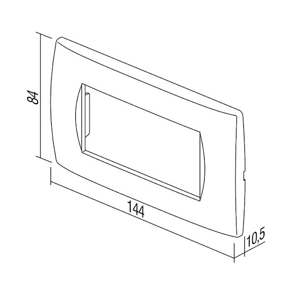 OKVIR SOFT OS40ES U 4M SREBRN TEM TOPDOM1