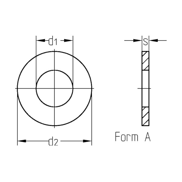 PODLOZKA M RF DIN125A2 SREDNJA TOPDOM1