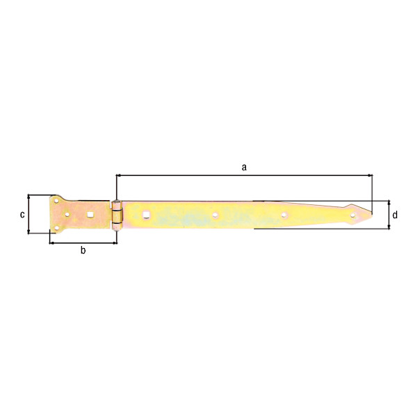 POKLOPNI SANIR 395x45mm TEZKI TOPDOM1