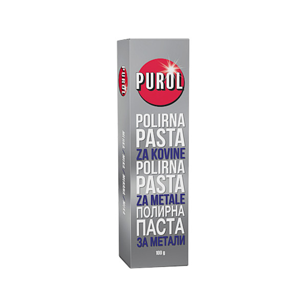 PUROL 100g UNIVERZALNA POLIRNA PASTA ZA KOVINE HELIOS TOPDOM