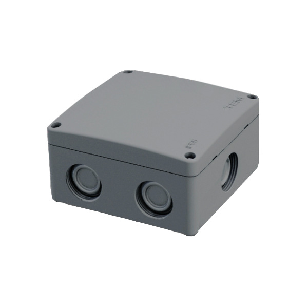 RAZVODNICA TEM ND01 86.5x86.5x48mm NADOMETNA SIVA TOPDOM 1