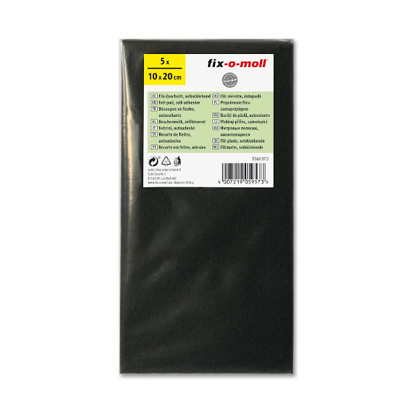SAMOLEPILNI FILC 10x20cm CRN 5kos TOPDOM