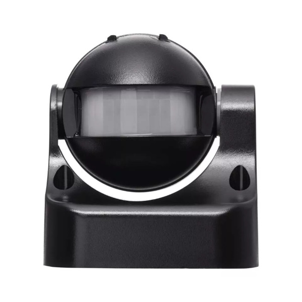 SENZOR GIBANJA 180 IP44 1200W CRN TOPDOM