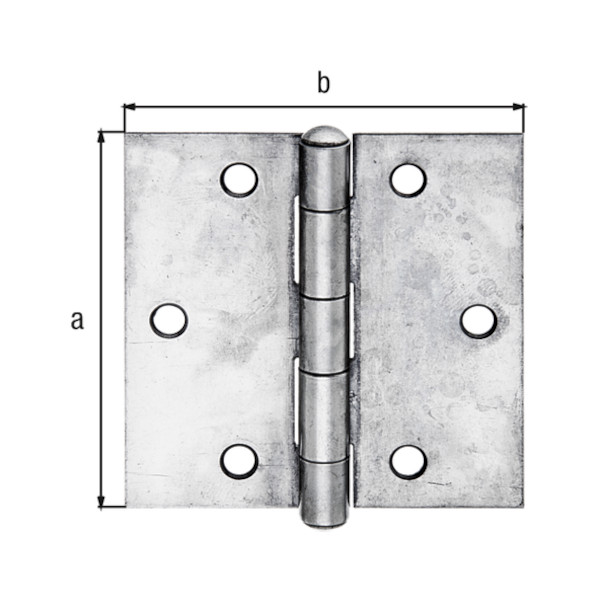SPONA 64x62mm ROBNA INOX TOPDOM1