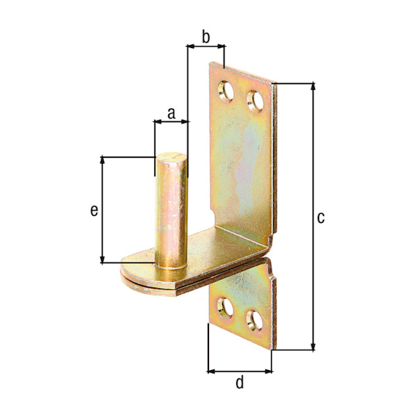 SPONA Z NOSILCEM fi10mm 90x25mm TOPDOM1