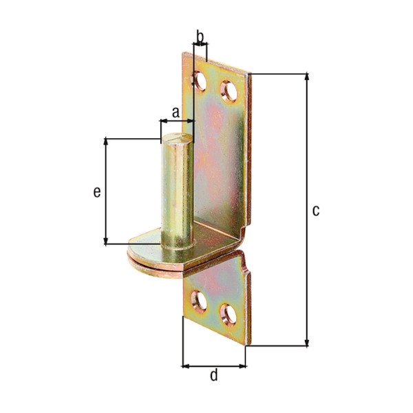 SPONA Z NOSILCEM fi10mm 90x30mm TOPDOM1