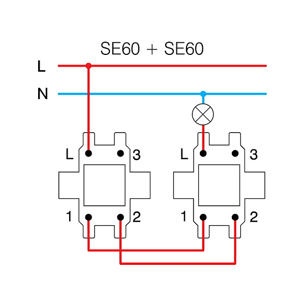 STIKALO EKONOMIK SE60PW B 10AX 250V MENJALNO BELO TEM TOPDOM
