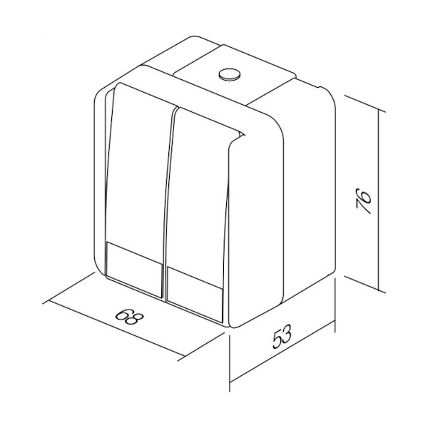 STIKALO FONTANA SF50GY U 10AX 250V SIVO TEM TOPDOM2