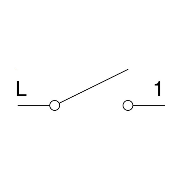 STIKALO SM10PW U 16AX 250V ENOPOLNO BELO TEM TOPDOM3