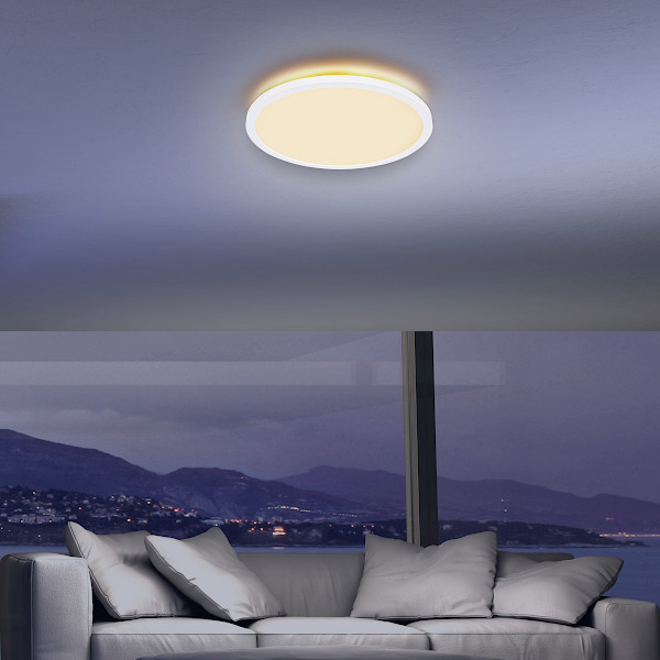 STROPNA SVETILKA SAPANA fi 294mm BELA GLOBO TOPDOM1