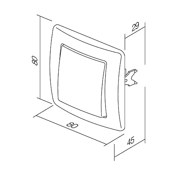 TIPKALO EKONOMIK ZVONEC SE11PWTI50 B 10A BELA TEM TOPDOM2