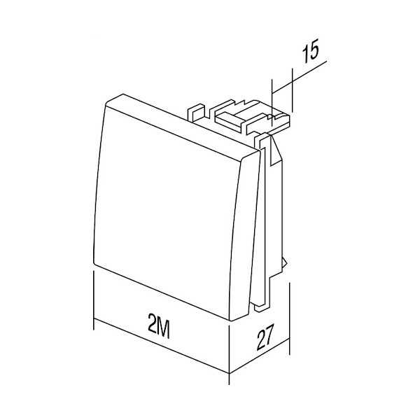 TIPKA TM12SB B 2M CRNA TEM TOPDOM2