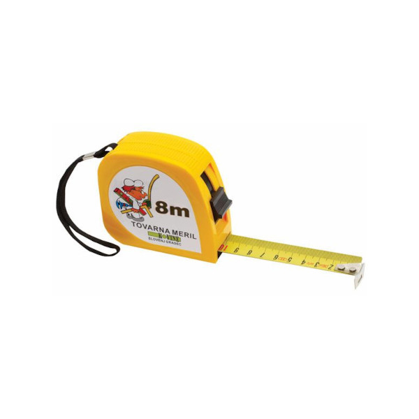TRACNI METER 8m Z ZAPONKO KOVINE TOPDOM