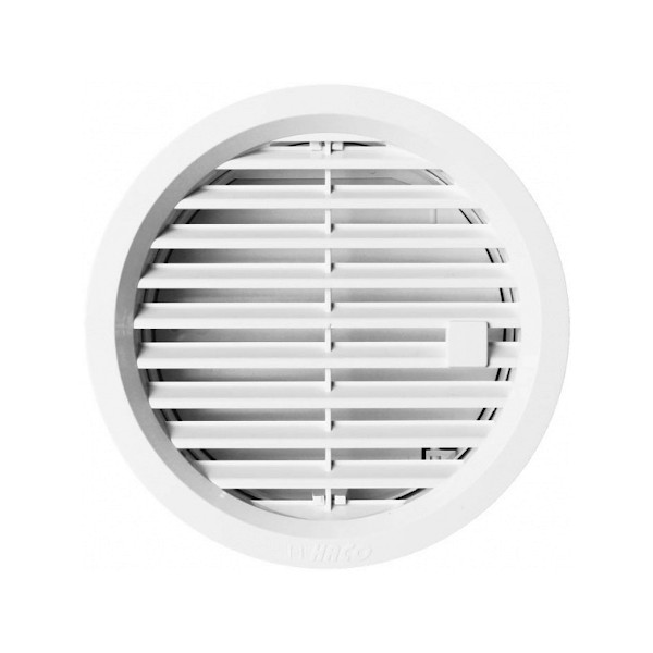 VGRADNI ZRACNIK Z LOPUTO fi125mm PVC BEL TOPDOM