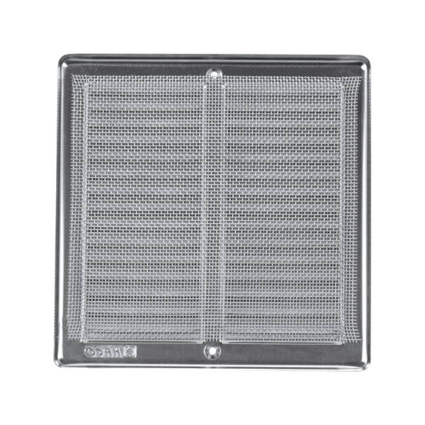 VGRADNI ZRACNIK Z MREZICO 200x200mm INOX TOPDOM1