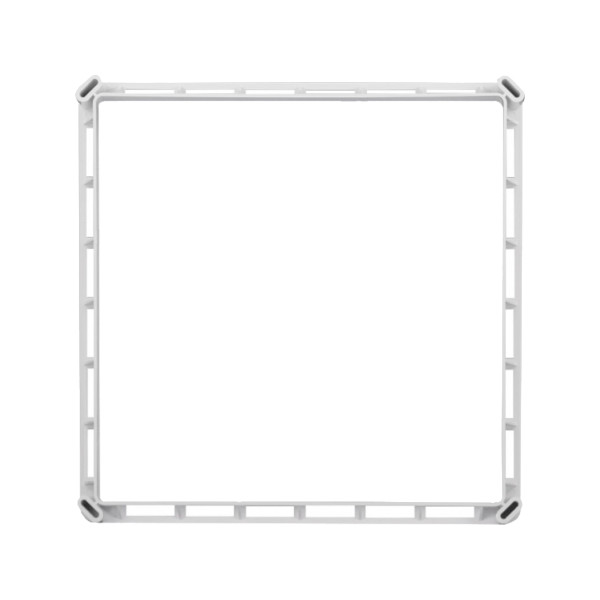 VGRADNI ZRACNIK Z MREZICO 250x250mm INOX TOPDOM2