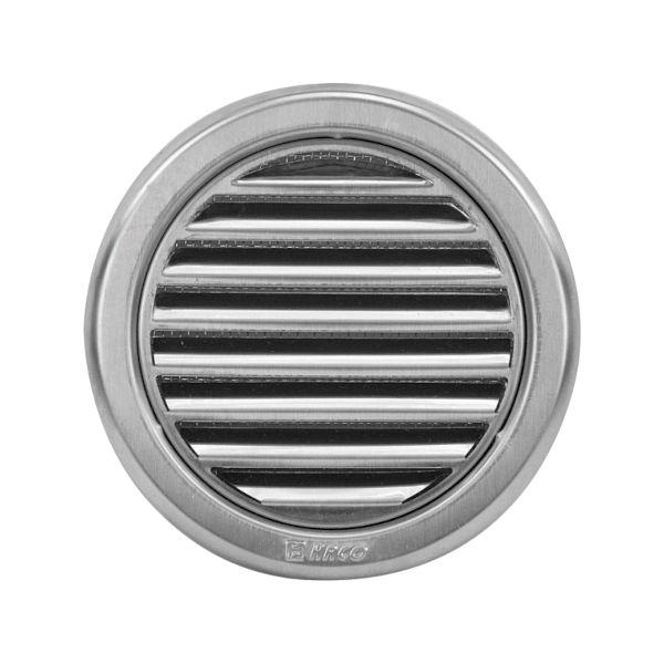 VGRADNI ZRACNIK Z MREZICO fi100mm INOX TOPDOM