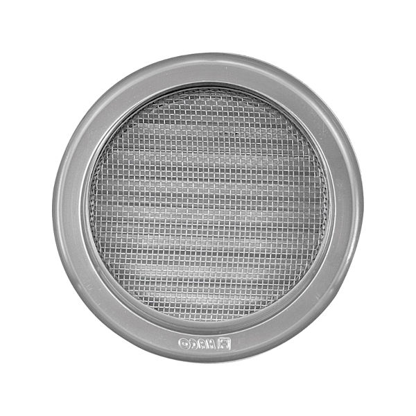 VGRADNI ZRACNIK Z MREZICO fi100mm INOX TOPDOM3