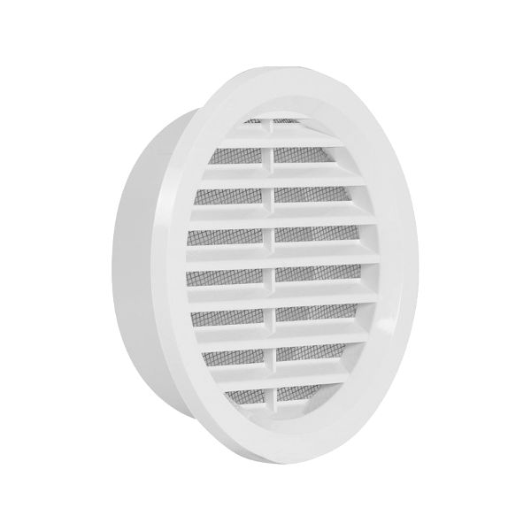 VGRADNI ZRACNIK Z MREZICO fi110mm BEL TOPDOM1