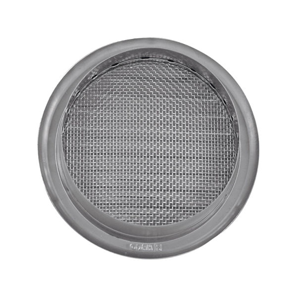 VGRADNI ZRACNIK Z MREZICO fi125mm INOX TOPDOM2