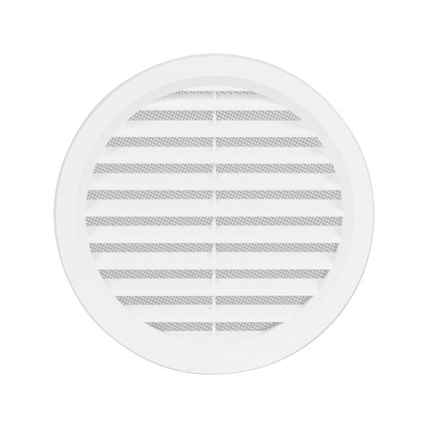 VGRADNI ZRACNIK Z MREZICO fi140mm BEL TOPDOM
