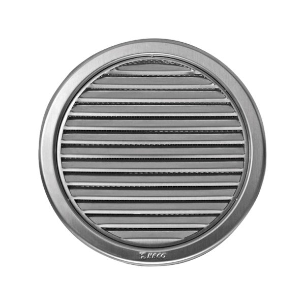 VGRADNI ZRACNIK Z MREZICO fi150mm INOX TOPDOM