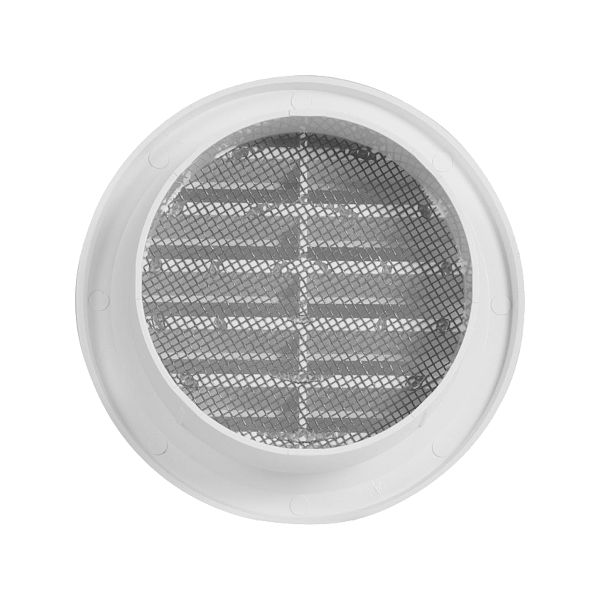 VGRADNI ZRACNIK Z MREZICO fi75mm BEL TOPDOM2