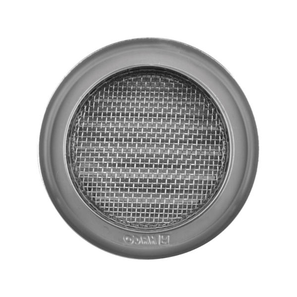 VGRADNI ZRACNIK Z MREZICO fi75mm INOX TOPDOM2