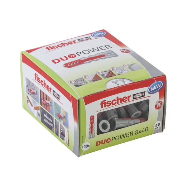 VLOZEK DUOPOWER DIY 8x40 100kos FISCHER TOPDOM2