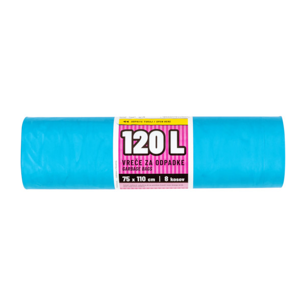 VRECKE ZA ODPADKE 120l 8kos TOPDOM