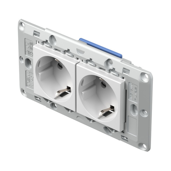 VTICNICA CM10PW U 2x SUKO 16A BELA TEM TOPDOM