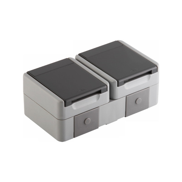 VTICNICA FONTANA CF10GY U 2x SUKO 16A SIVA TEM TOPDOM